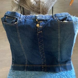 Style&co mini denim skirt size 14, never worn